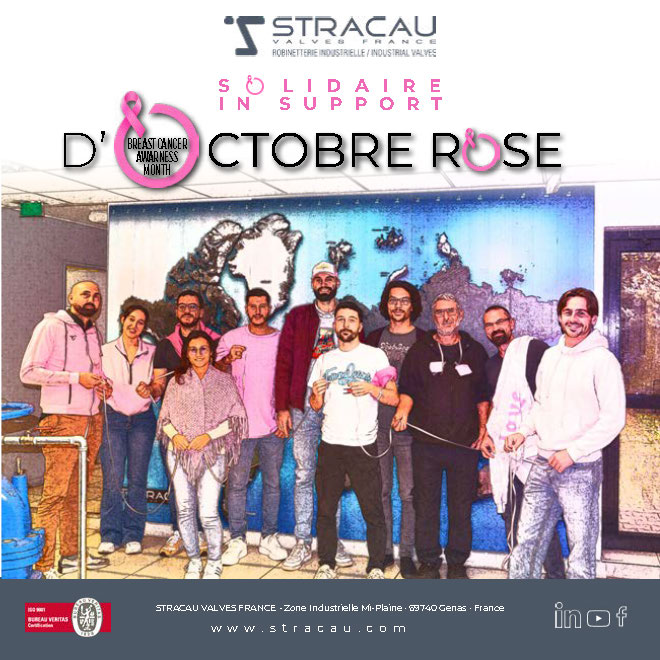 Pink October at STRACAU VALVES France