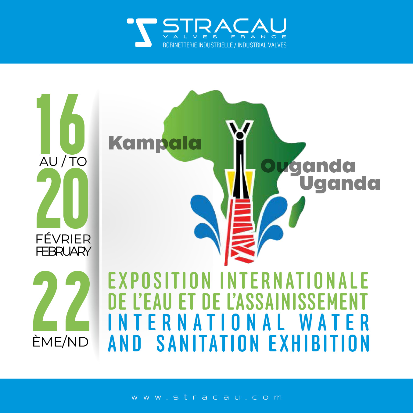 STRACAU VALVES France in Kampala!